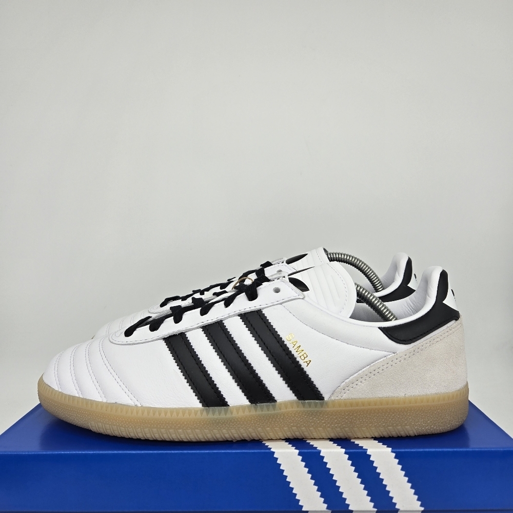 New adidas Samba JP Cloud White Black Gum Men's Shoes Size 12